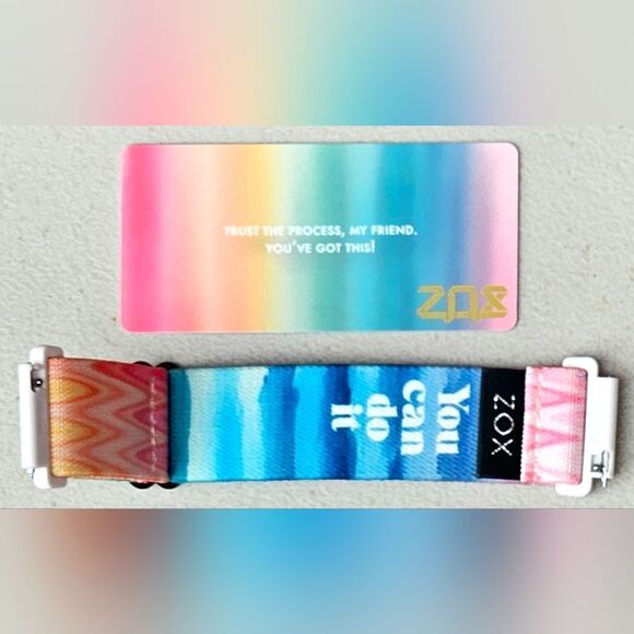 ZOX "YOU CAN DO IT" WATCHBAND 20mm ANDROID SAMSUNG GALAXY COMPATIBLE - Picture 3 of 10